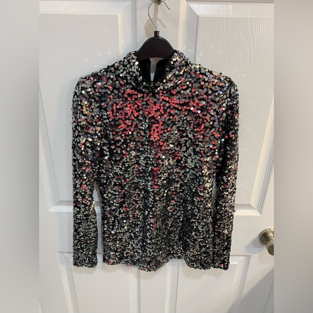 H&M Sequence Blouse Size Small - image 1